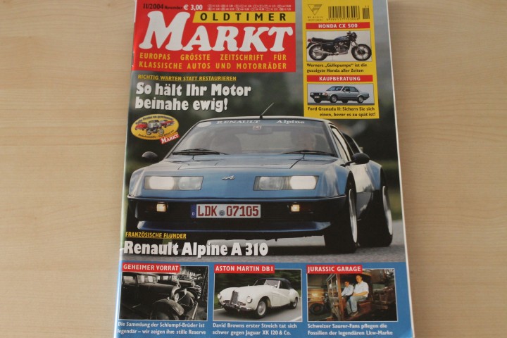 Deckblatt Oldtimer Markt (11/2004)